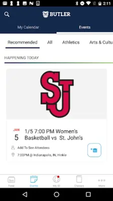 Butler University App android App screenshot 1